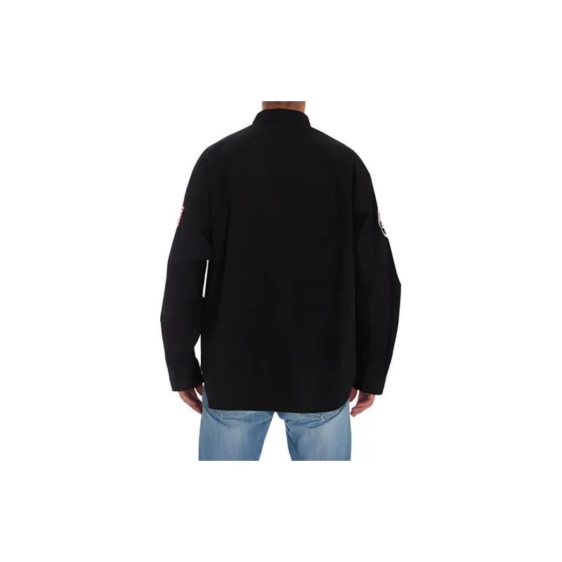 Balenciaga Shirts Men Black-5