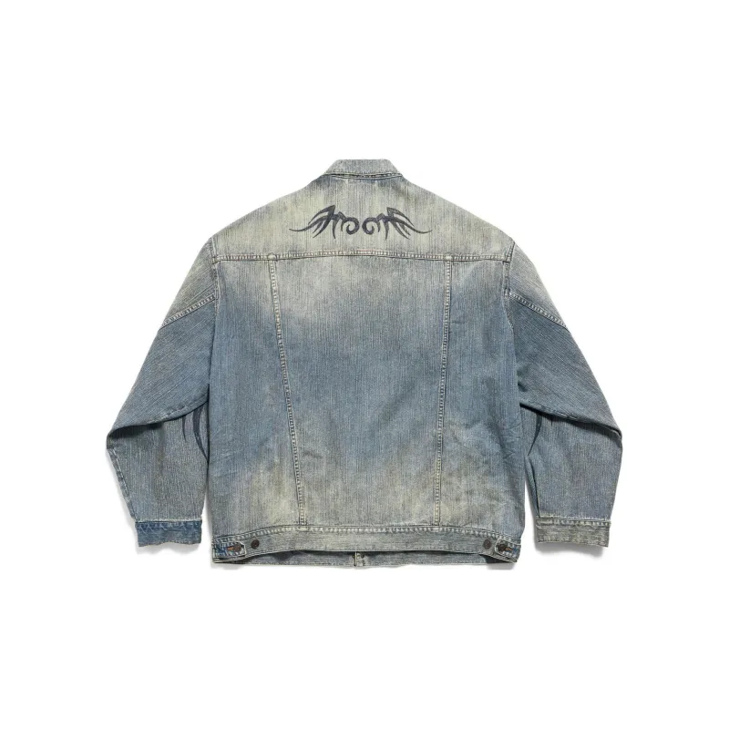 Balenciaga Oversized Denim Jacket-1