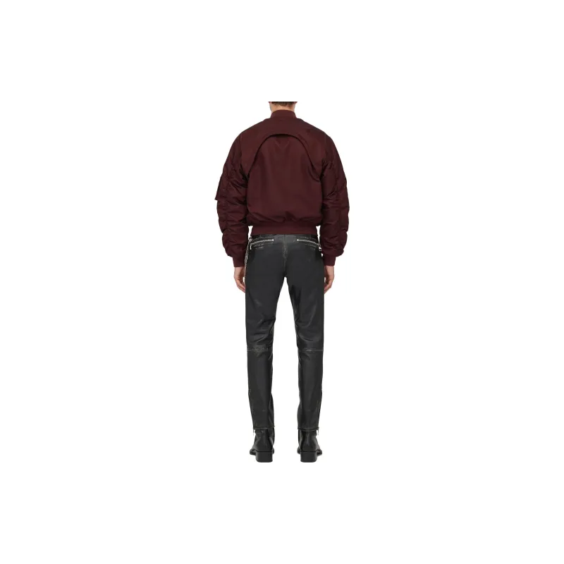 Alexander McQueen Detachable sleeve Bomber Jacket-2