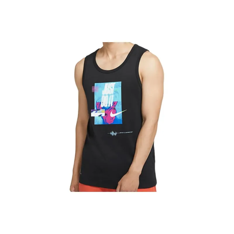 Nike Tank Tops Men Black-3