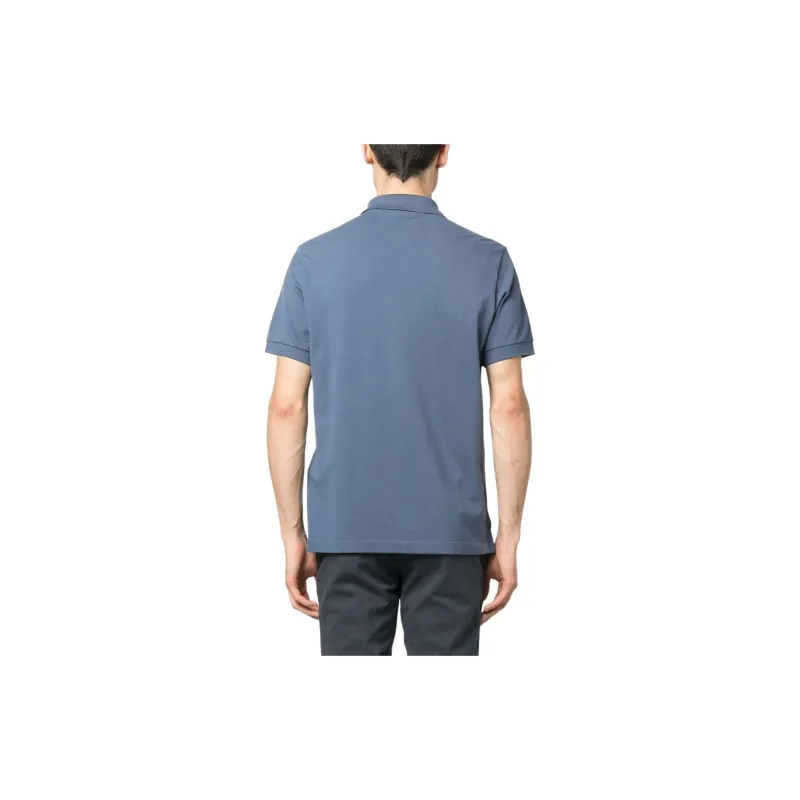 STONE ISLAND Logo Patch Short Sleeved Polo Shirt-3