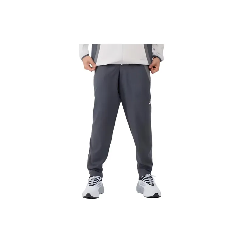 Adidas Real MadridTiro 24 FW24 Competition Presentation Tracksuit Bottoms Soccer Bottoms Men's Charcoal Gray-2