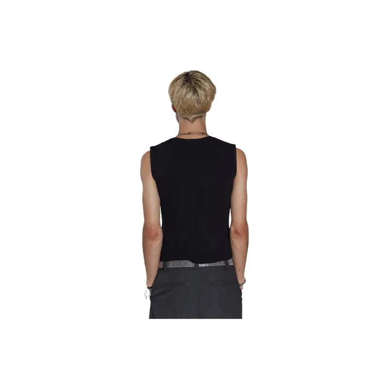 Jaded London SS24 Tank Tops Men's BLACK/Black-2