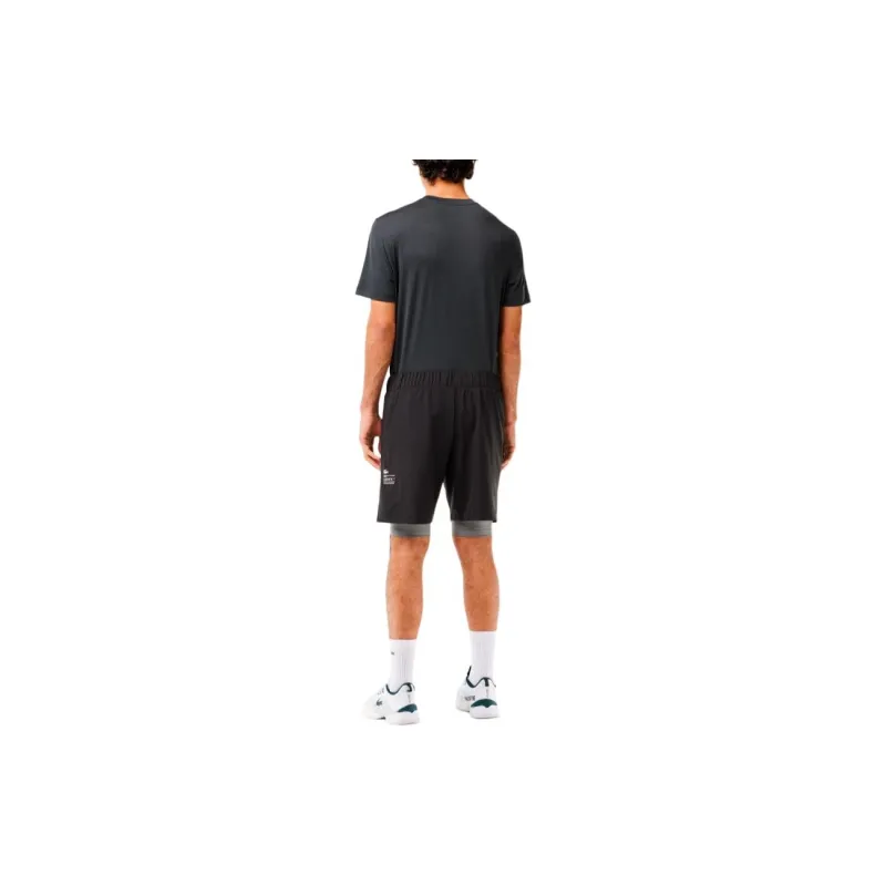 LACOSTE Casual Shorts Men's Black-3