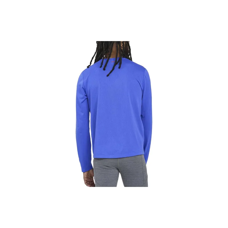 Saucony Stopwatch Long Sleeve T-Shirt Men's Blue-4
