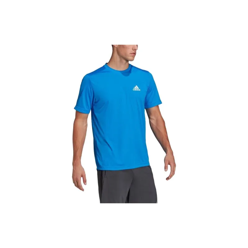 Adidas T Shirts Men Blue-2