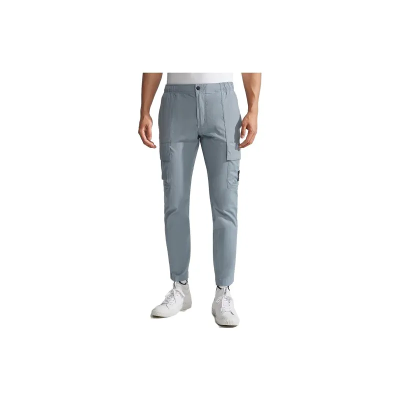 CALVIN KLEIN Cargo Pants Men's Light Blue Gray-3