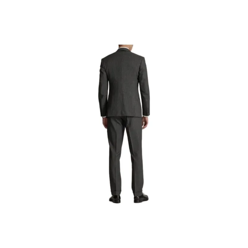 Polo Ralph Lauren Gregory Pinstripe Wool Twill Suit Business Suits Men's Gray-3