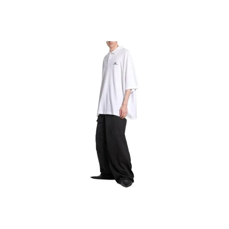 Balenciaga Men's Bb Classic Oversized Polo-2
