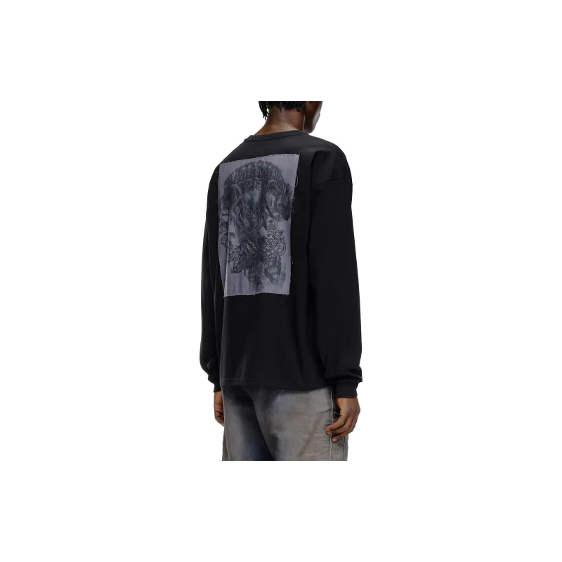 DIESEL Graphic print Cotton Sweatshirt-1