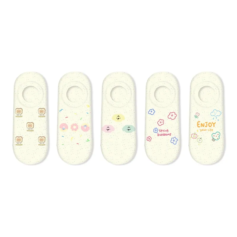COTTON CHEESE No Show Socks Unisex 5 Pack-3