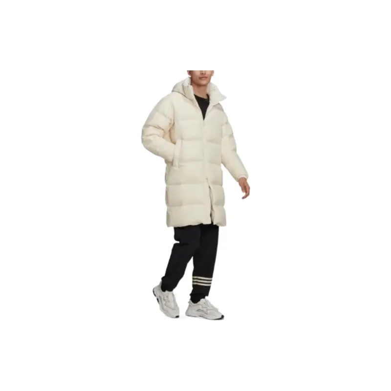 Adidas Originals Clover Series Down Jacket Men's Beige-3