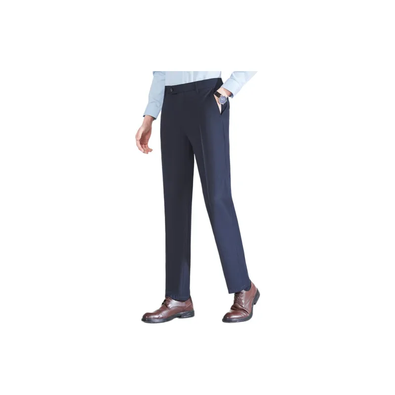Red Bean Business Commute Comfortable Suit Trouser Men's-3
