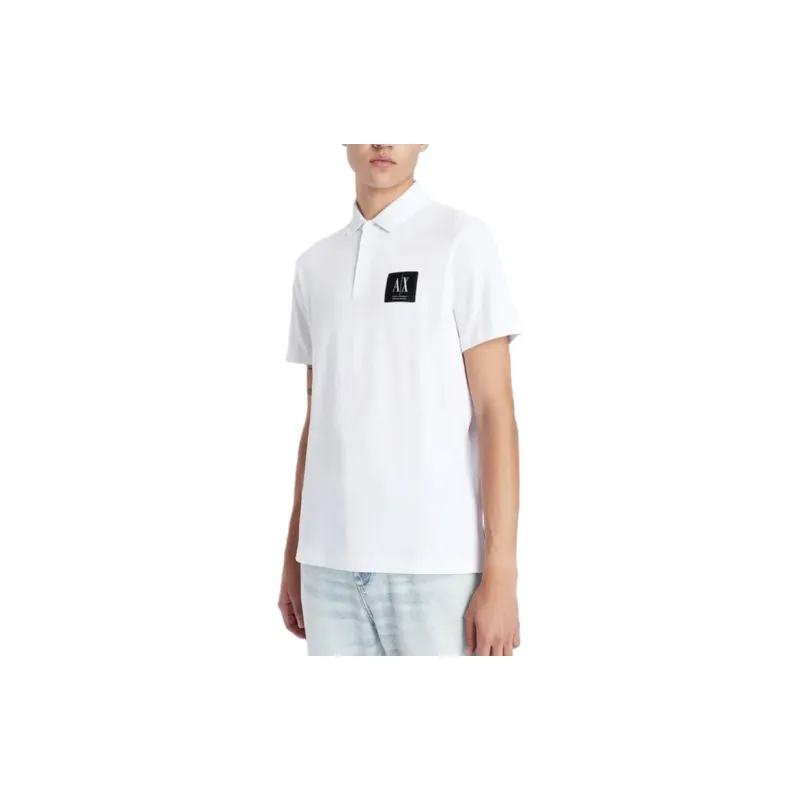 ARMANI EXCHANGEAE SS23 Polo Shirt Men's White-1