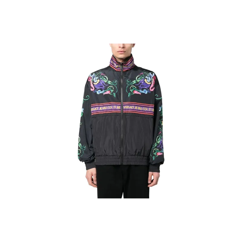 VERSACE Jackets Men Black-1
