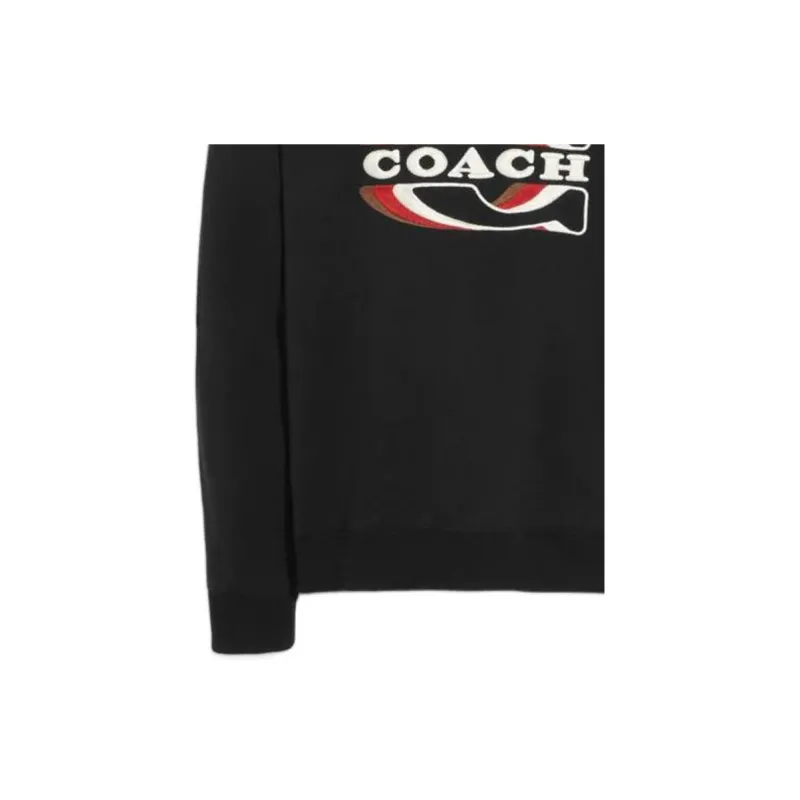 COACH FW22 Sweatshirt Men's Black-4