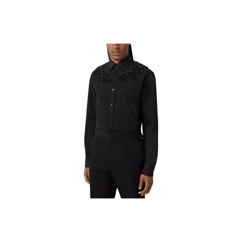 Burberry Evening wear SS23 Shirt Men's Black-5
