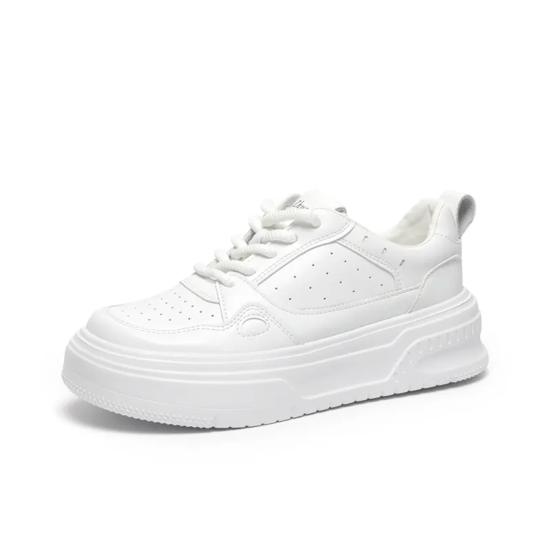O.L Low Top Skateboard Shoes Women's Ecru-0