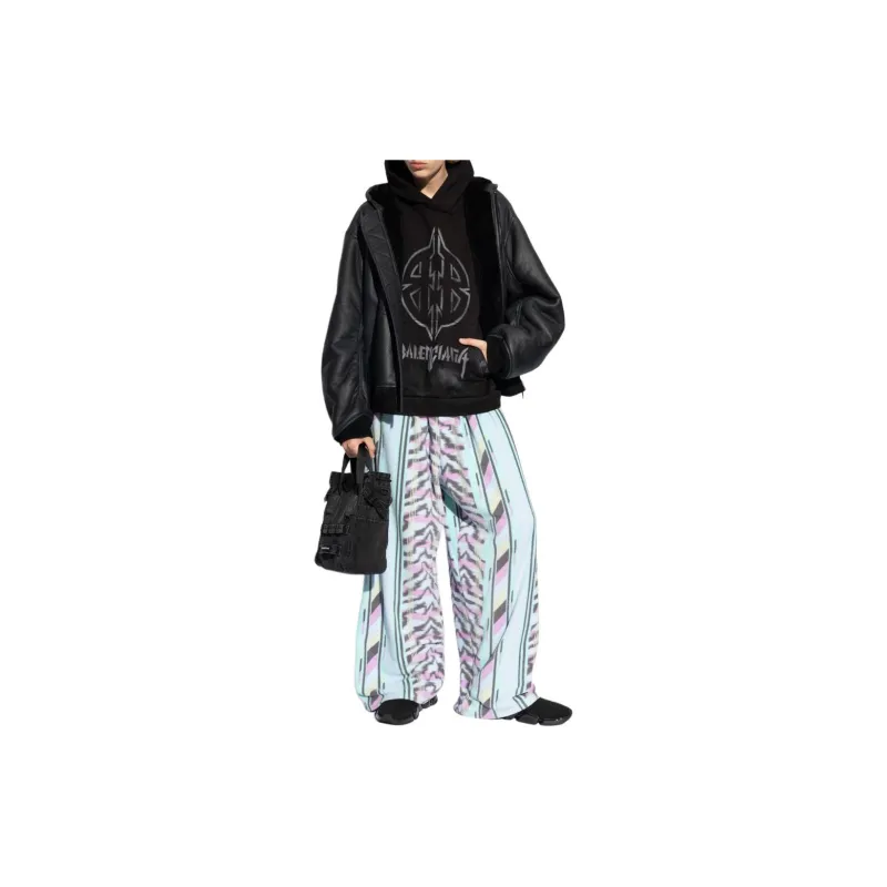 Balenciaga Color Elastic Waist Pants-1