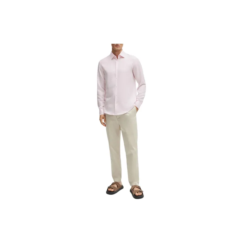 HUGO BOSS Shirt Men's Light Pink-1