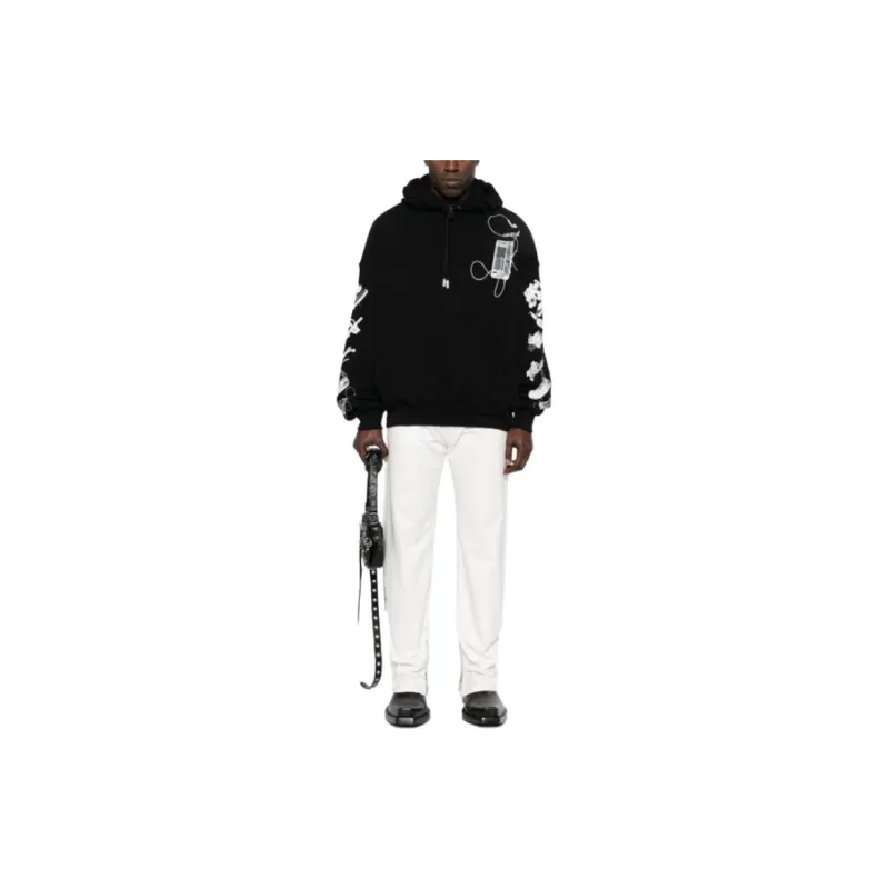 OFF WHITE Casual Pants Regular Fit Men's White-2