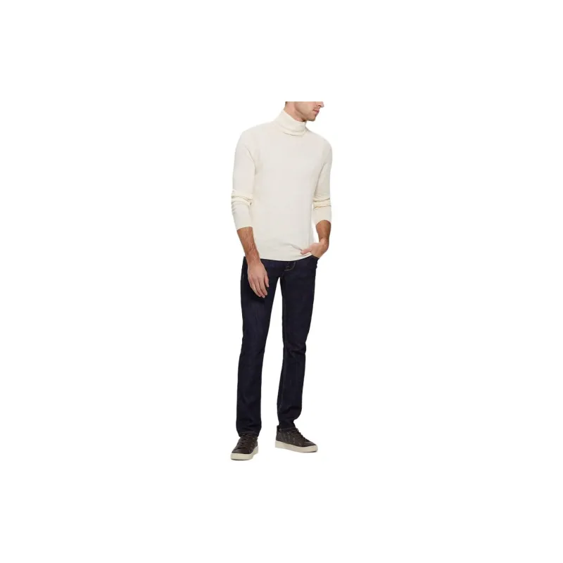 GUESS Eco Percival Turtleneck Sweater Sweater Men's Warm White-1