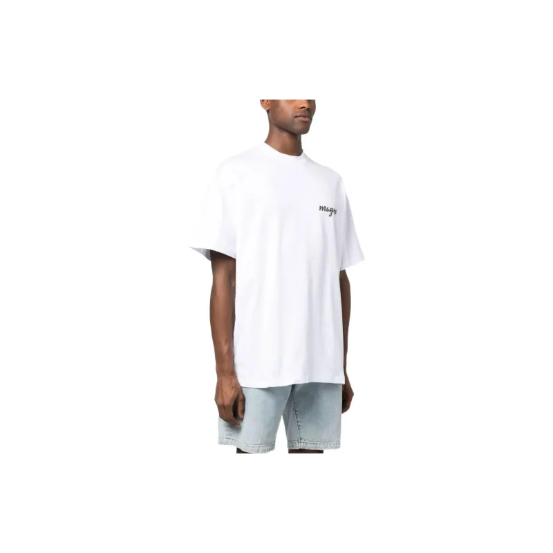 MSGM T Shirts Men White-2