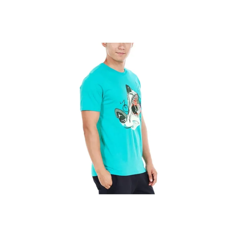 Jordan T Shirts Men Sky Blue-4