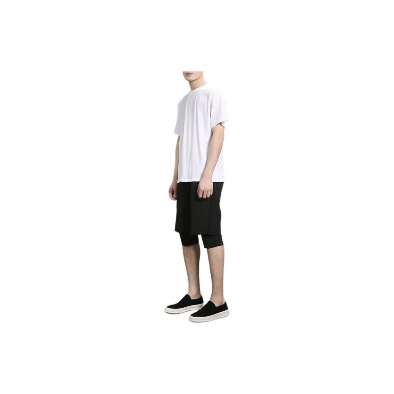 RAYSHOW Casual Shorts Men's Black-3