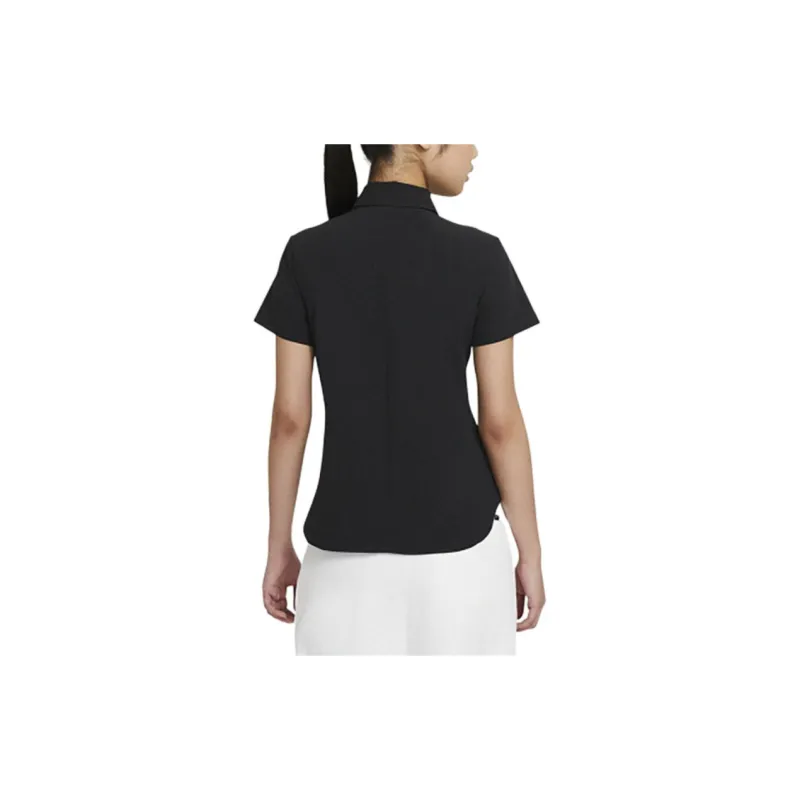 Nike Dri Fit Flex Ace Polo Shirt Women's Black-1