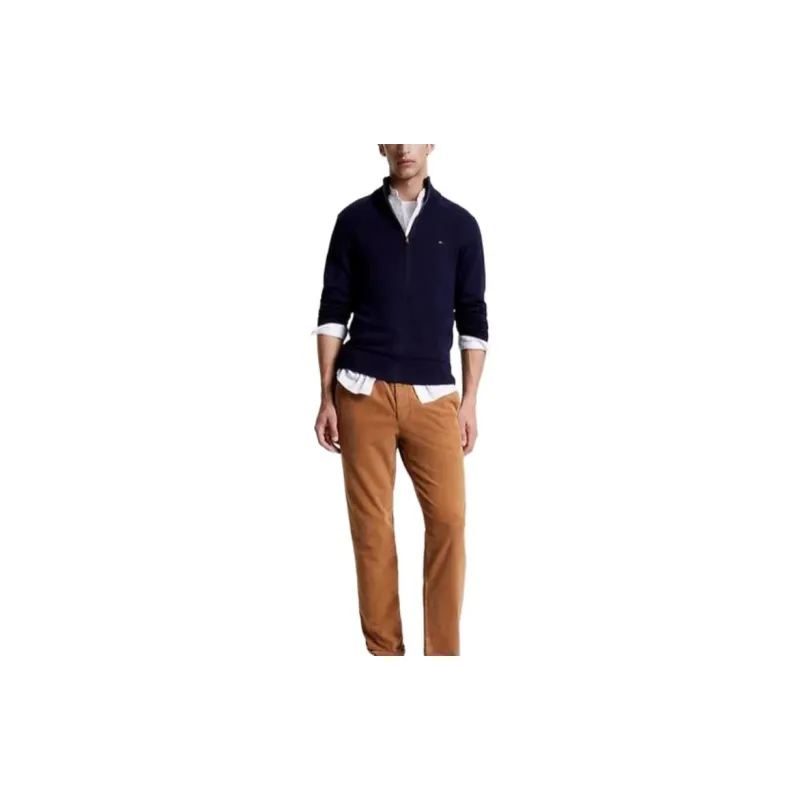 Tommy Hilfiger Cashmere Sweater Men's Marine Blue-2