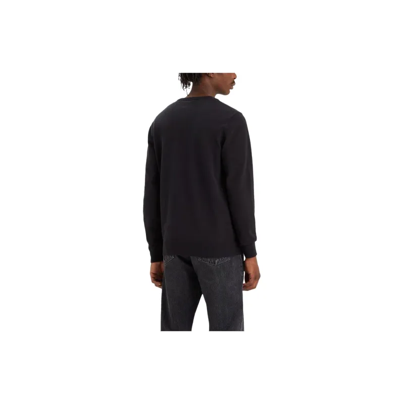 Levi’s Lightweight Housemark Sweater Sweater Men's Meteorite Black-2