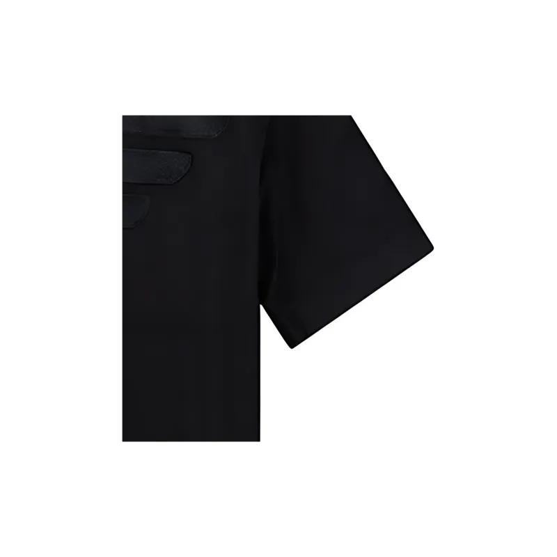 EMPORIO ARMANI SS23 Drop Shoulder Sleeve T Shirt Men's Black-5