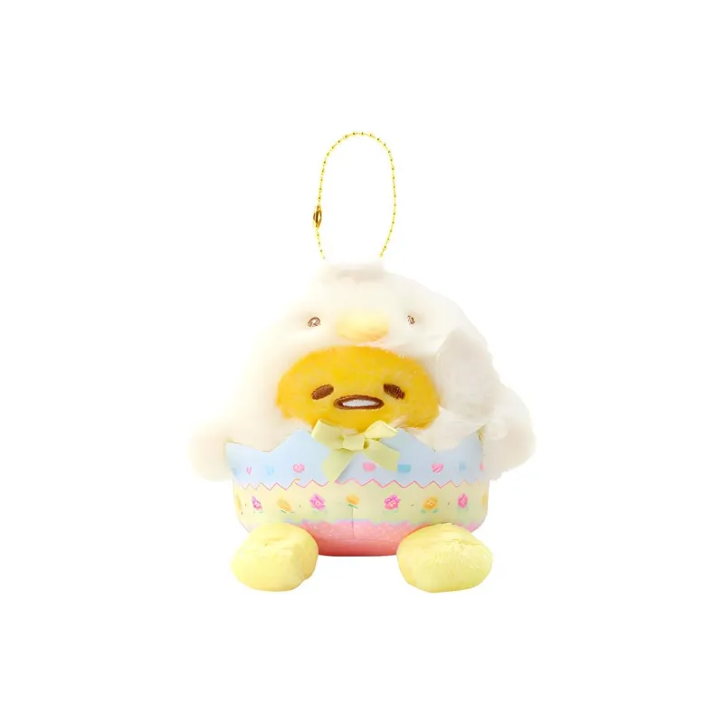 Sanrio Characters Sanrio, Easter Chick Collection, Lazy Egg, Giggling Dolls Plush Pendant 11cm Height-0