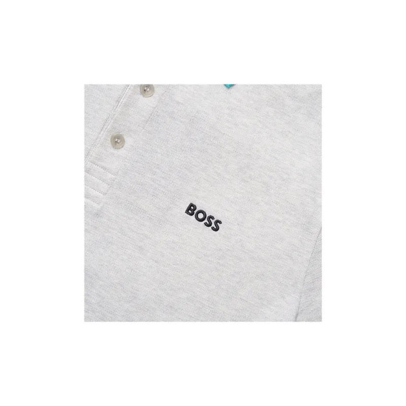HUGO BOSS SS24 Polo Shirt Men's Gray-3