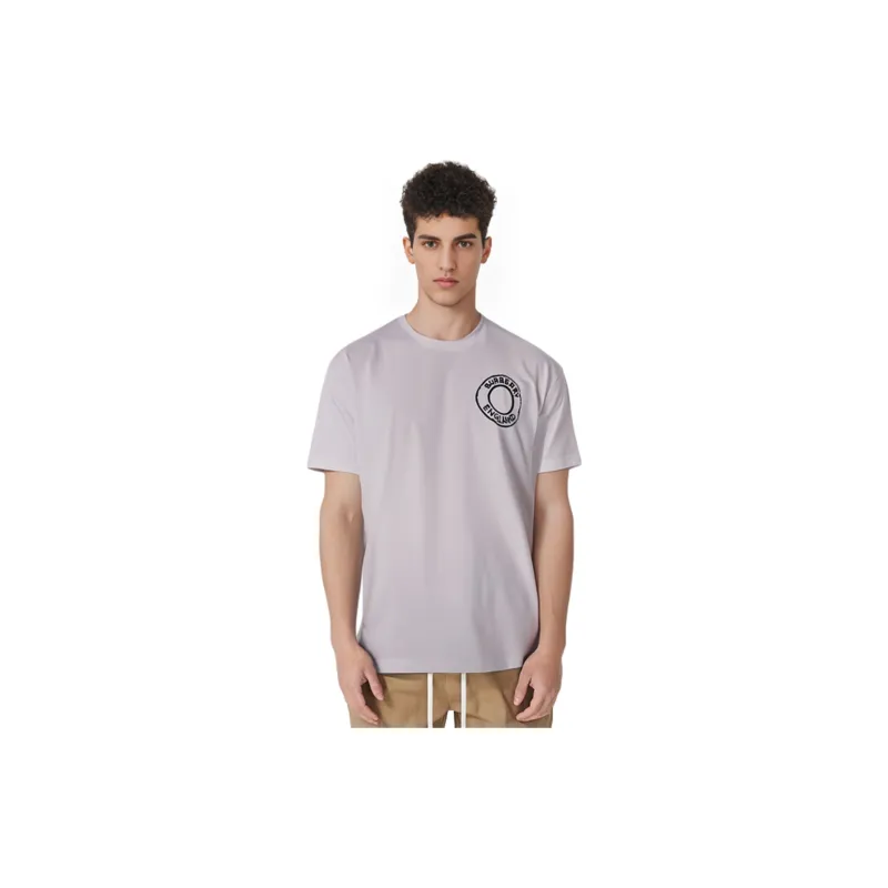 Burberry Logo Graphic Cotton Oversized T shirt-3