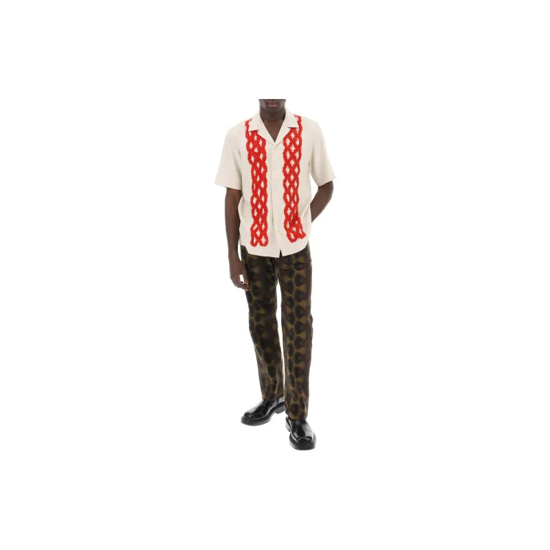 DRIES VAN NOTEN SS24 Casual Pants Men's Khaki-1