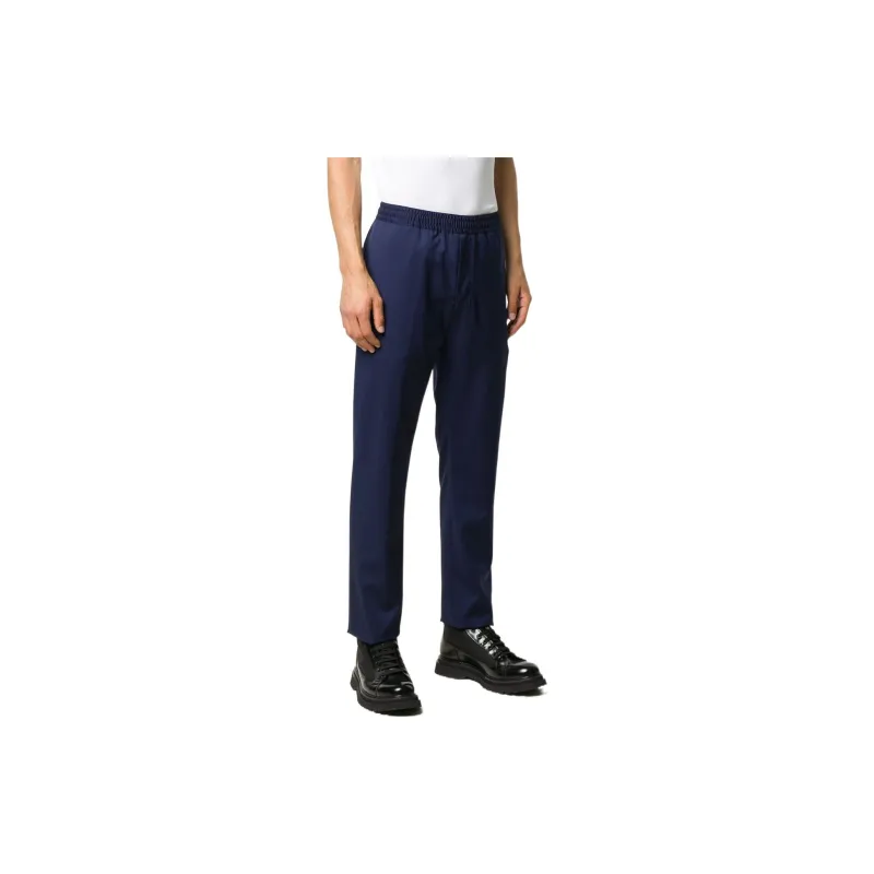 Givenchy Knitted Sweatpants Men Blue-3