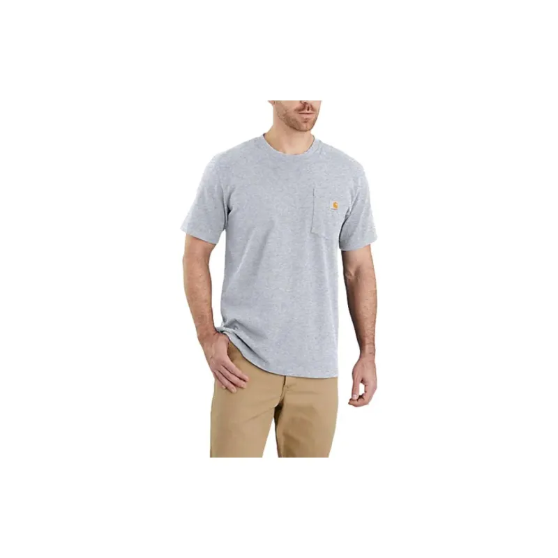Carhartt 103296 HEAVYWEIGHT SHORT SLEEVE POCKET T SHIRT T Shirt RELAXED FIT Men's-11