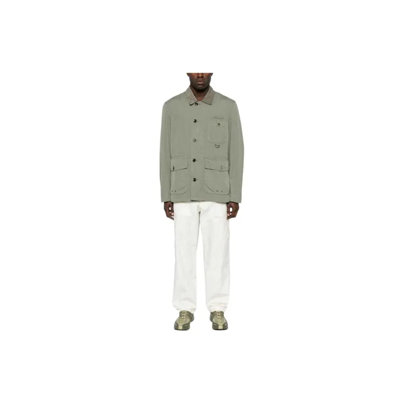 BARBOUR Pocket Detailed Military Shirt Jacket-1