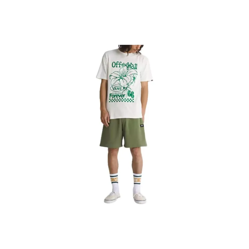 Vans Original Standards Fleece Loose 19'' Shorts Casual Shorts Men's Green-1