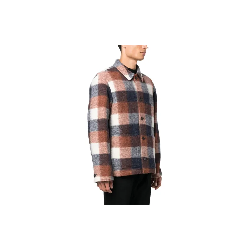 A.P.C Emile Checked Overshirt-3