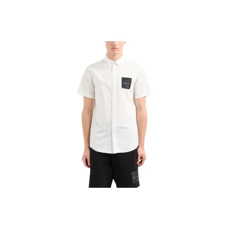ARMANI EXCHANGEAE SS24 Shirt Men's White-2