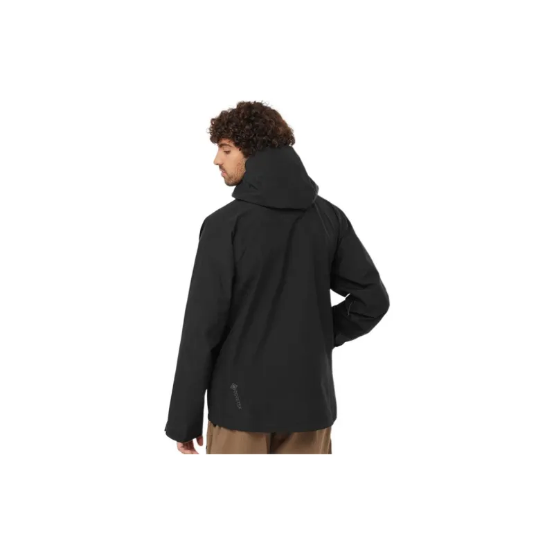 SALOMON OUTLINE GTX 3L Jackets Coats Men's Pitch Black-2