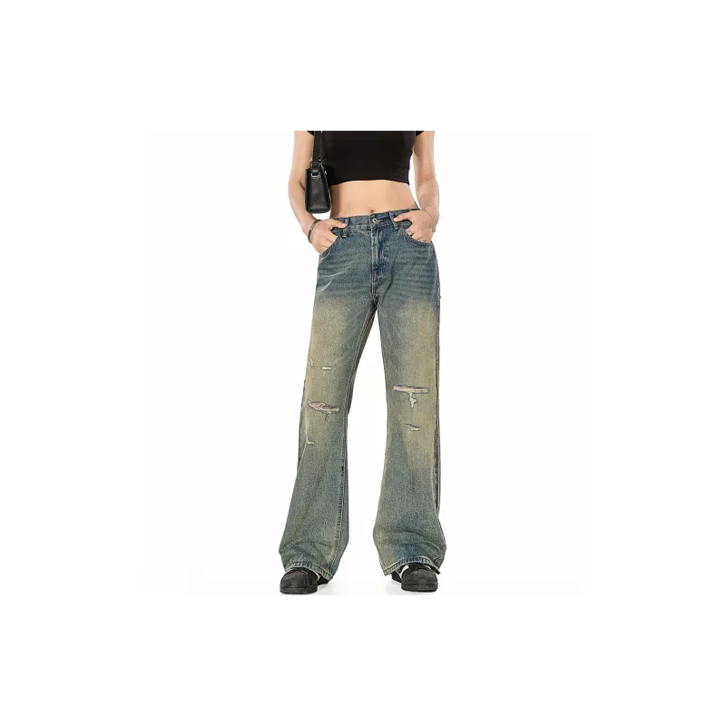 DARKCIRCLE Jeans Unisex Vintage Blue-6