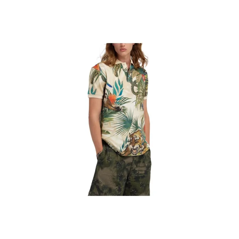 Roberto Cavalli SS24 Polo Shirt Men's Multicolor-4