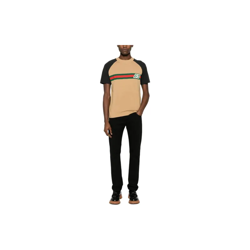 GUCCI SS24 T-Shirt Men's Caramel Brown-1