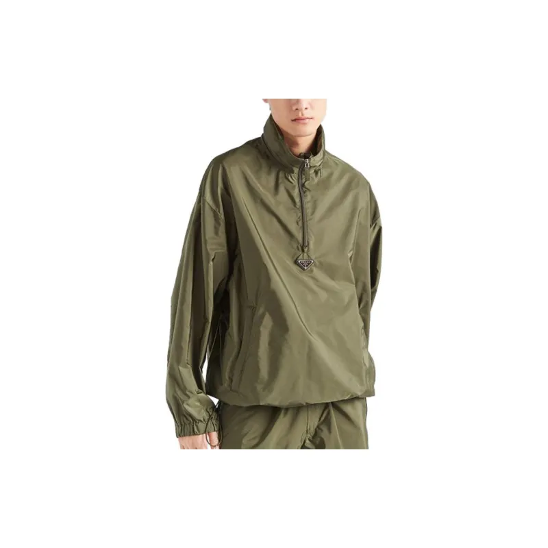 PRADA Jackets Men Army Green-1