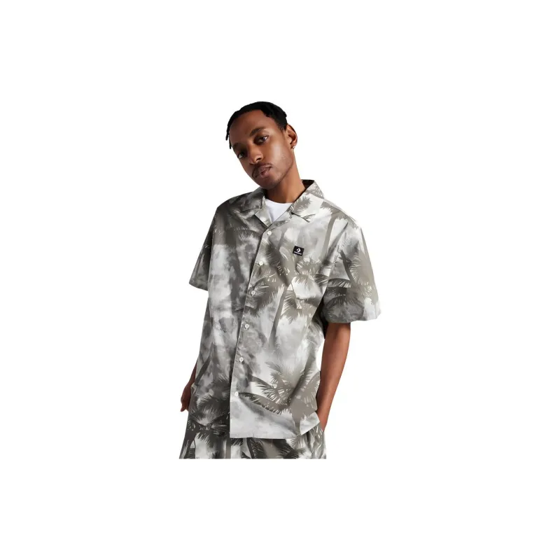 Converse Resort Palm Trees Button Down Shirt-5