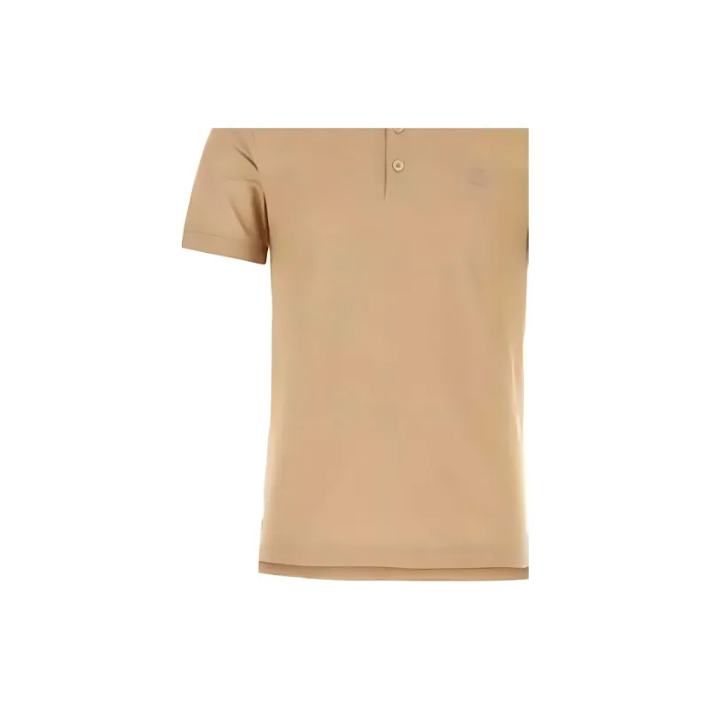 Burberry Logo Embroidered Short Sleeved Polo Shirt-4